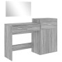 Juego de tocador de 3 piezas madera de ingeniería gris Sonoma by vidaXL, Bedroom furniture sets - Ref: Foro24-3276523, Price:...