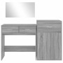Dreiteiliges Badezimmerset aus Sonoma-Eichenholzimitat von vidaXL, Schlafzimmermöbel-Sets - Ref: Foro24-3276523, Preis: 160,5...