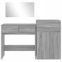 Dreiteiliges Badezimmerset aus Sonoma-Eichenholzimitat von vidaXL, Schlafzimmermöbel-Sets - Ref: Foro24-3276523, Preis: 158,4...