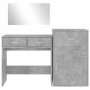 Juego de tocador de 3 piezas madera de ingeniería gris hormigón by vidaXL, Bedroom furniture sets - Ref: Foro24-3276521, Pric...