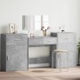4-teiliges Badezimmerset aus grauem Beton-Verbundholzspielzeug von vidaXL, Schlafzimmermöbel-Sets - Ref: Foro24-3276528, Prei...