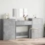 4-teiliges Badezimmerset aus grauem Beton-Verbundholzspielzeug von vidaXL, Schlafzimmermöbel-Sets - Ref: Foro24-3276528, Prei...