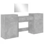 4-teiliges Badezimmerset aus grauem Beton-Verbundholzspielzeug von vidaXL, Schlafzimmermöbel-Sets - Ref: Foro24-3276528, Prei...