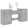 Juego de tocador de 4 piezas madera de ingeniería gris hormigón by vidaXL, Bedroom furniture sets - Ref: Foro24-3276528, Pric...