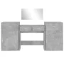 4-teiliges Badezimmerset aus grauem Beton-Verbundholzspielzeug von vidaXL, Schlafzimmermöbel-Sets - Ref: Foro24-3276528, Prei...