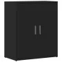 Ingenieurholz-Sideboard, 2 Stück, schwarz, 60x31x70 cm. von vidaXL, Sideboards - Ref: Foro24-3276540, Preis: 143,47 €, Rabatt: %