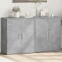 Holz-Sideboard, 2 Stück, grauer Beton-Look, 60x31x70 cm. von vidaXL, Sideboards - Ref: Foro24-3276542, Preis: 122,88 €, Rabat...