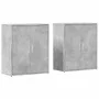 Aparador de madera ingeniería 2 uds gris hormigón 60x31x70 cm de vidaXL, Aparadores - Ref: Foro24-3276542, Precio: 120,82 €, ...