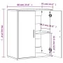 Aparador de madera ingeniería 2 uds gris hormigón 60x31x70 cm de vidaXL, Aparadores - Ref: Foro24-3276542, Precio: 120,82 €, ...