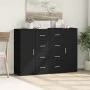 Schränke 2 Einheiten aus schwarzem Ingenieurholz 60x31x84 cm von vidaXL, Sideboards - Ref: Foro24-3276589, Preis: 188,18 €, R...