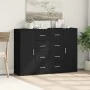 Schränke 2 Einheiten aus schwarzem Ingenieurholz 60x31x84 cm von vidaXL, Sideboards - Ref: Foro24-3276589, Preis: 188,18 €, R...