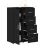 Schränke 2 Einheiten aus schwarzem Ingenieurholz 60x31x84 cm von vidaXL, Sideboards - Ref: Foro24-3276589, Preis: 191,25 €, R...