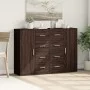 Aparadores 2 uds madera de ingeniería marrón roble 60x31x84 cm by vidaXL, Sideboards - Ref: Foro24-3276594, Price: 212,66 €, ...