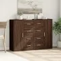 Aparadores 2 uds madera de ingeniería marrón roble 60x31x84 cm by vidaXL, Sideboards - Ref: Foro24-3276594, Price: 212,66 €, ...