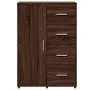 Aparadores 2 uds madera de ingeniería marrón roble 60x31x84 cm by vidaXL, Sideboards - Ref: Foro24-3276594, Price: 212,66 €, ...