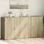 Sideboards 2 Stück aus Sonoma-Eiche-Engineered-Holz 79x38x80 cm von vidaXL, Sideboards - Ref: Foro24-3276604, Preis: 161,05 €...