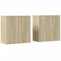 Aparadores 2 uds madera de ingeniería roble Sonoma 79x38x80 cm by vidaXL, Sideboards - Ref: Foro24-3276604, Price: 161,04 €, ...