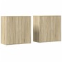 Sideboards 2 Stück aus Sonoma-Eiche-Engineered-Holz 79x38x80 cm von vidaXL, Sideboards - Ref: Foro24-3276604, Preis: 163,54 €...