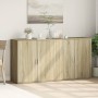Aparadores 2 uds madera de ingeniería roble Sonoma 79x38x80 cm by vidaXL, Sideboards - Ref: Foro24-3276604, Price: 163,54 €, ...
