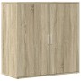 Sideboards 2 Stück aus Sonoma-Eiche-Engineered-Holz 79x38x80 cm von vidaXL, Sideboards - Ref: Foro24-3276604, Preis: 163,54 €...