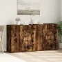 Aparadores 2 uds madera de ingeniería roble ahumado 79x38x80 cm de vidaXL, Aparadores - Ref: Foro24-3276606, Precio: 157,69 €...