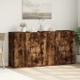 Aparadores 2 uds madera de ingeniería roble ahumado 79x38x80 cm by vidaXL, Sideboards - Ref: Foro24-3276606, Price: 160,17 €,...
