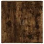Aparadores 2 uds madera de ingeniería roble ahumado 79x38x80 cm de vidaXL, Aparadores - Ref: Foro24-3276606, Precio: 157,69 €...