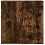 Aparadores 2 uds madera de ingeniería roble ahumado 79x38x80 cm by vidaXL, Sideboards - Ref: Foro24-3276606, Price: 160,17 €,...