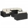 Set de sofás de jardín 11 pzas y cojines ratán sintético negro by vidaXL, Garden sets - Ref: Foro24-3274579, Price: 625,79 €,...