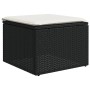 Set de sofás de jardín 11 pzas y cojines ratán sintético negro by vidaXL, Garden sets - Ref: Foro24-3274579, Price: 584,77 €,...