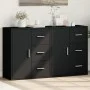 Ingenieurholz-Sideboard, 2 Stück, schwarz, 60x31x70 cm. von vidaXL, Sideboards - Ref: Foro24-3276554, Preis: 164,94 €, Rabatt: %
