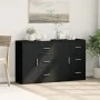 Ingenieurholz-Sideboard, 2 Stück, schwarz, 60x31x70 cm. von vidaXL, Sideboards - Ref: Foro24-3276554, Preis: 164,94 €, Rabatt: %