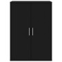 Schränke 2 Einheiten aus schwarzem Ingenieurholz 60x31x84 cm von vidaXL, Sideboards - Ref: Foro24-3276568, Preis: 155,59 €, R...