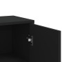Schränke 2 Einheiten aus schwarzem Ingenieurholz 60x31x84 cm von vidaXL, Sideboards - Ref: Foro24-3276568, Preis: 155,59 €, R...