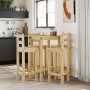 5-teiliges Massivholz-Bar-Set aus Kiefernholz von vidaXL, Möbelsets für Küchen und Esszimmer - Ref: Foro24-3217069, Preis: 27...