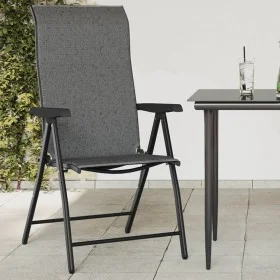 Faltbare Gartenstühle, 4 Stück, aus grauem Kunst-Rattan. von vidaXL, Gartenstühle - Ref: Foro24-3270610, Preis: 254,11 €, Rab...