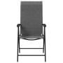 Sillas de jardín plegables 4 unidades ratán sintético gris by vidaXL, Garden chairs - Ref: Foro24-3270610, Price: 257,34 €, D...