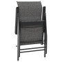 Faltbare Gartenstühle, 4 Stück, aus grauem Kunst-Rattan. von vidaXL, Gartenstühle - Ref: Foro24-3270610, Preis: 257,34 €, Rab...