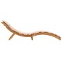 Tumbonas con cojines 2 uds madera maciza de acacia beige by vidaXL, Loungers - Ref: Foro24-3214835, Price: 313,80 €, Discount: %