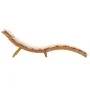 Tumbonas con cojines 2 uds madera maciza de acacia beige by vidaXL, Loungers - Ref: Foro24-3214835, Price: 337,49 €, Discount: %