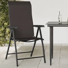 Faltbare Gartenstühle, 8 Stück, aus schwarzem Kaffee-Synthetik-Rattan. von vidaXL, Gartenstühle - Ref: Foro24-3270612, Preis:...