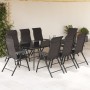 Faltbare Gartenstühle, 8 Stück, aus schwarzem Kaffee-Synthetik-Rattan. von vidaXL, Gartenstühle - Ref: Foro24-3270612, Preis:...