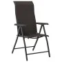Sillas de jardín plegables 8 uds ratán sintético negro café by vidaXL, Garden chairs - Ref: Foro24-3270612, Price: 504,22 €, ...