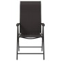 Sillas de jardín plegables 8 uds ratán sintético negro café by vidaXL, Garden chairs - Ref: Foro24-3270612, Price: 510,96 €, ...