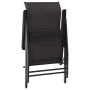 Sillas de jardín plegables 8 uds ratán sintético negro café by vidaXL, Garden chairs - Ref: Foro24-3270612, Price: 504,22 €, ...