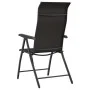 Sillas de jardín plegables 8 uds ratán sintético negro café by vidaXL, Garden chairs - Ref: Foro24-3270612, Price: 504,22 €, ...