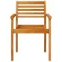 Sillas de jardín 4 uds madera maciza de acacia 59x55x85 cm de vidaXL, Sillas de jardín - Ref: Foro24-3216303, Precio: 240,22 ...
