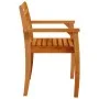 Sillas de jardín 4 uds madera maciza de acacia 59x55x85 cm de vidaXL, Sillas de jardín - Ref: Foro24-3216303, Precio: 240,22 ...
