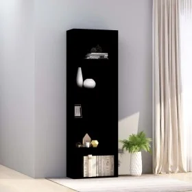 5-tier black plywood shelving unit 60x30x189 cm by vidaXL, Bookcases and shelves - Ref: Foro24-800991, Price: 92,35 €, Discou...