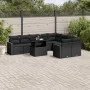 Set de sofás de jardín 10 pzas cojines ratán sintético negro by vidaXL, Garden sets - Ref: Foro24-3267495, Price: 681,94 €, D...